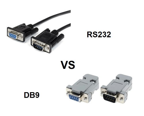 DB9 vs RS232