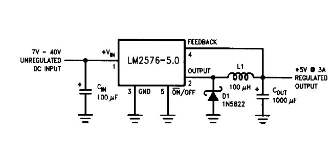 LM2576T Typical Use